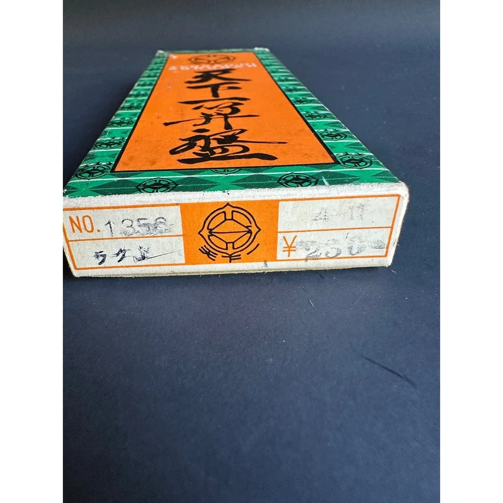 Vintage Tenkaichi Soroban Japanese Abacus 13 Rod Color Bead Boxed Montessori 70s